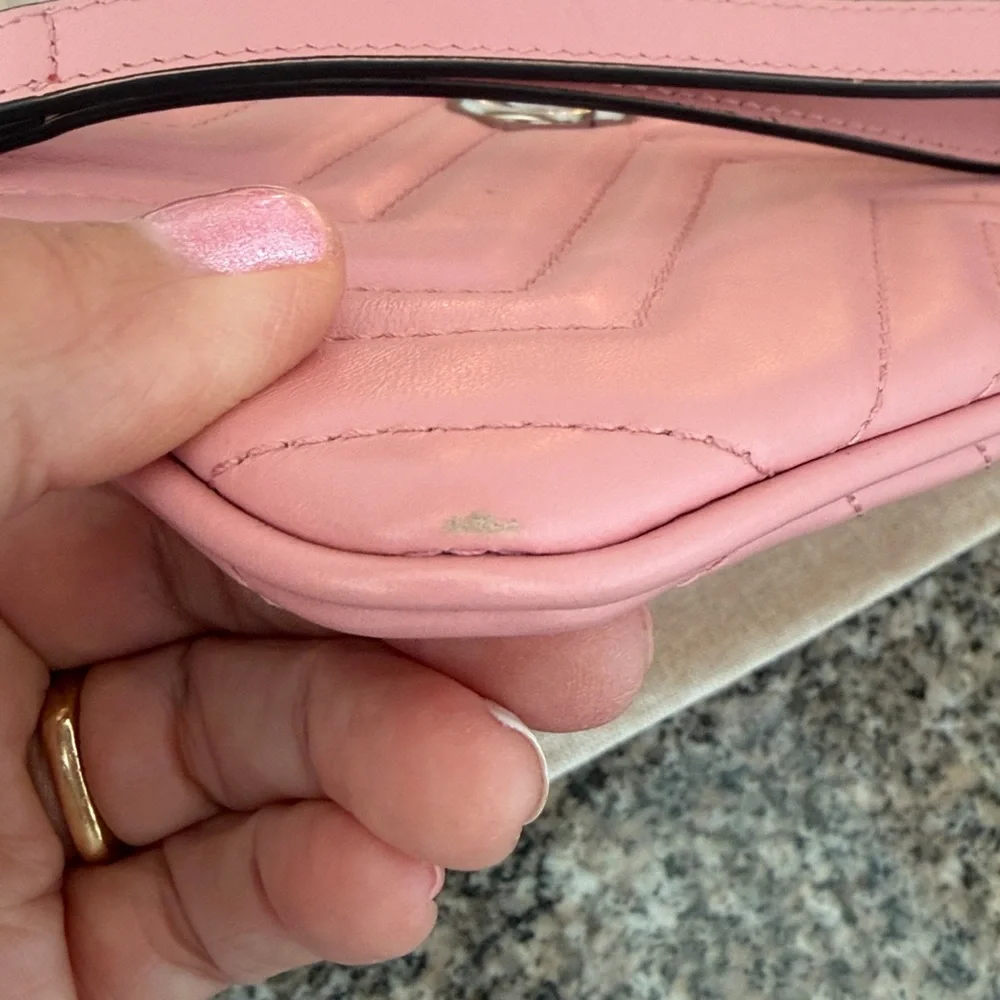 Gucci Quilted Marmont Wristlet